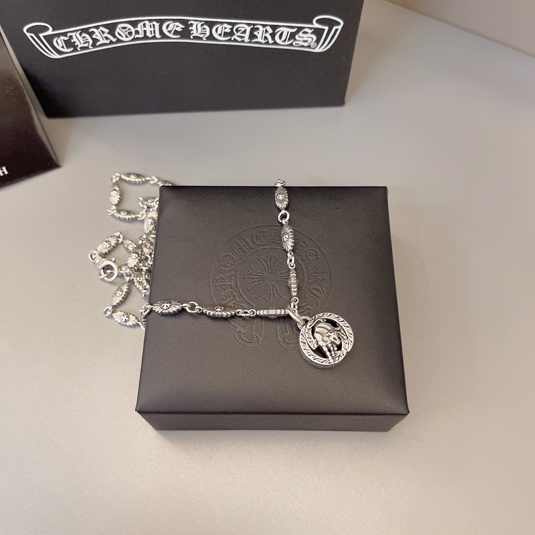 【CHROME HEARTS】ネックレス、新しいネックレス万能シンプルファッションオーナメント 250228