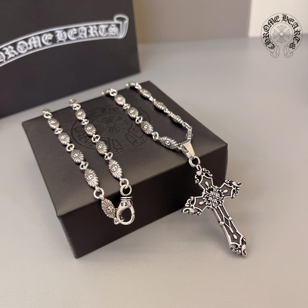 【CHROME HEARTS】ネックレス、新しいネックレス万能シンプルファッションオーナメント 250228