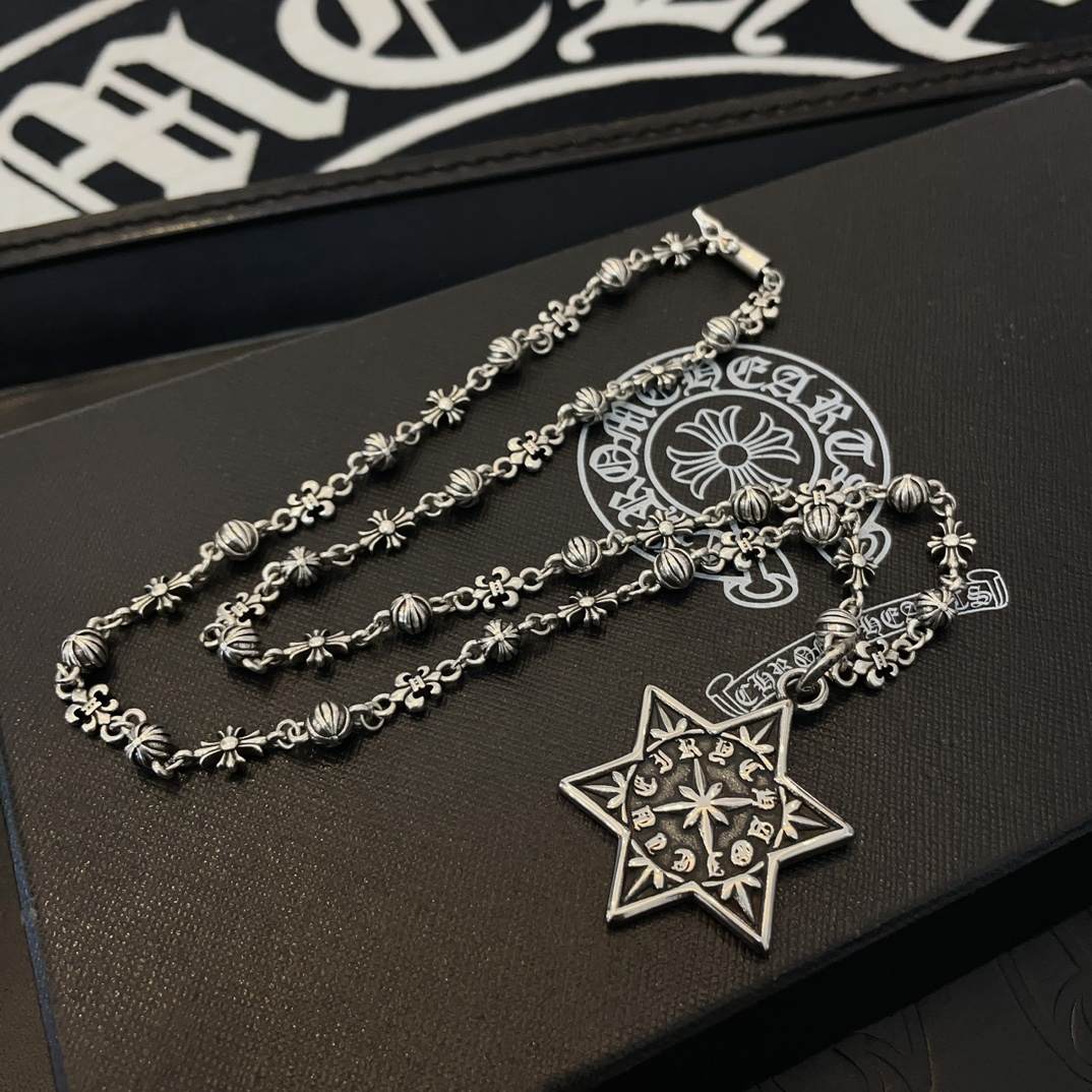 【CHROME HEARTS】ネックレス、新しいネックレス万能シンプルファッションオーナメント 250228