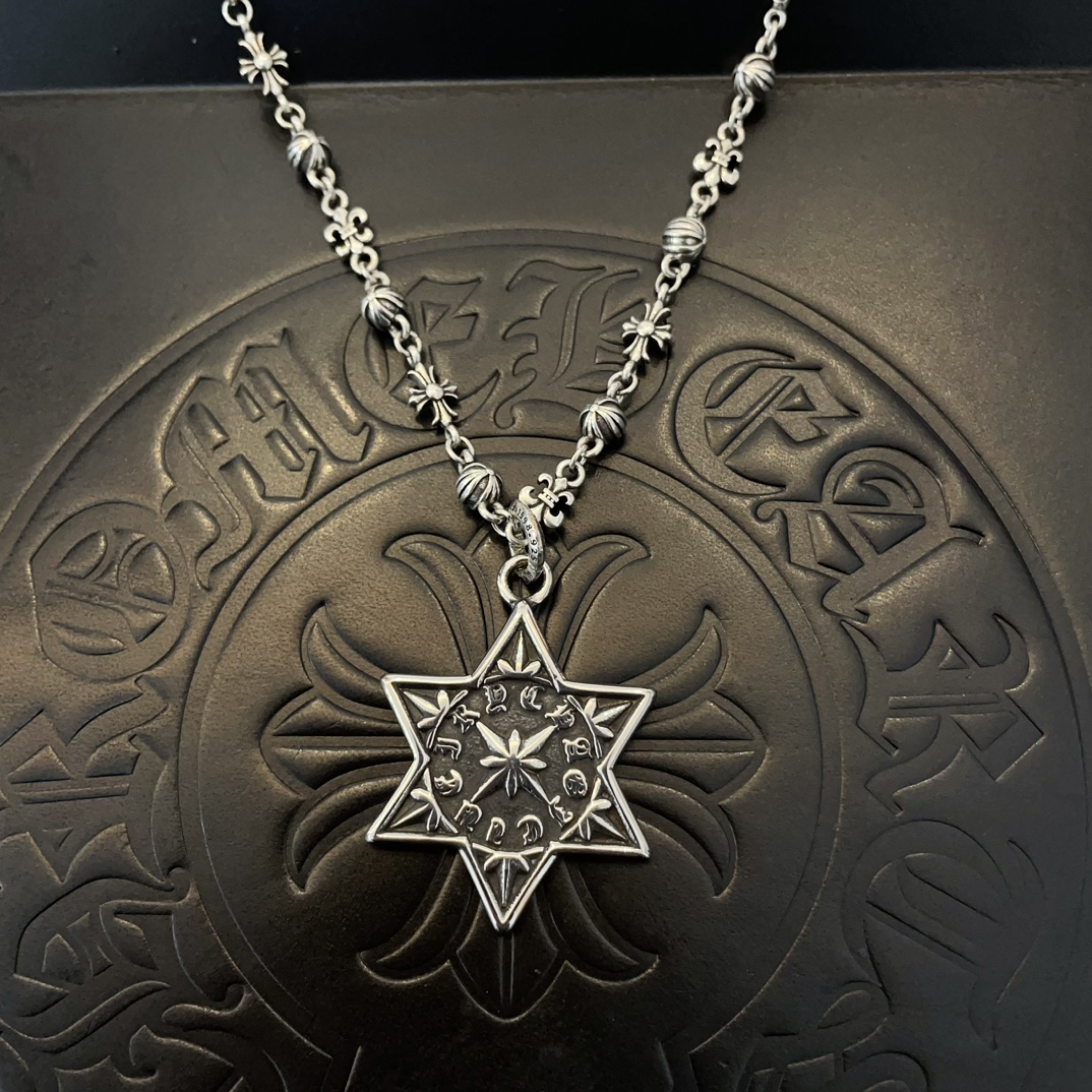 【CHROME HEARTS】ネックレス、新しいネックレス万能シンプルファッションオーナメント 250228