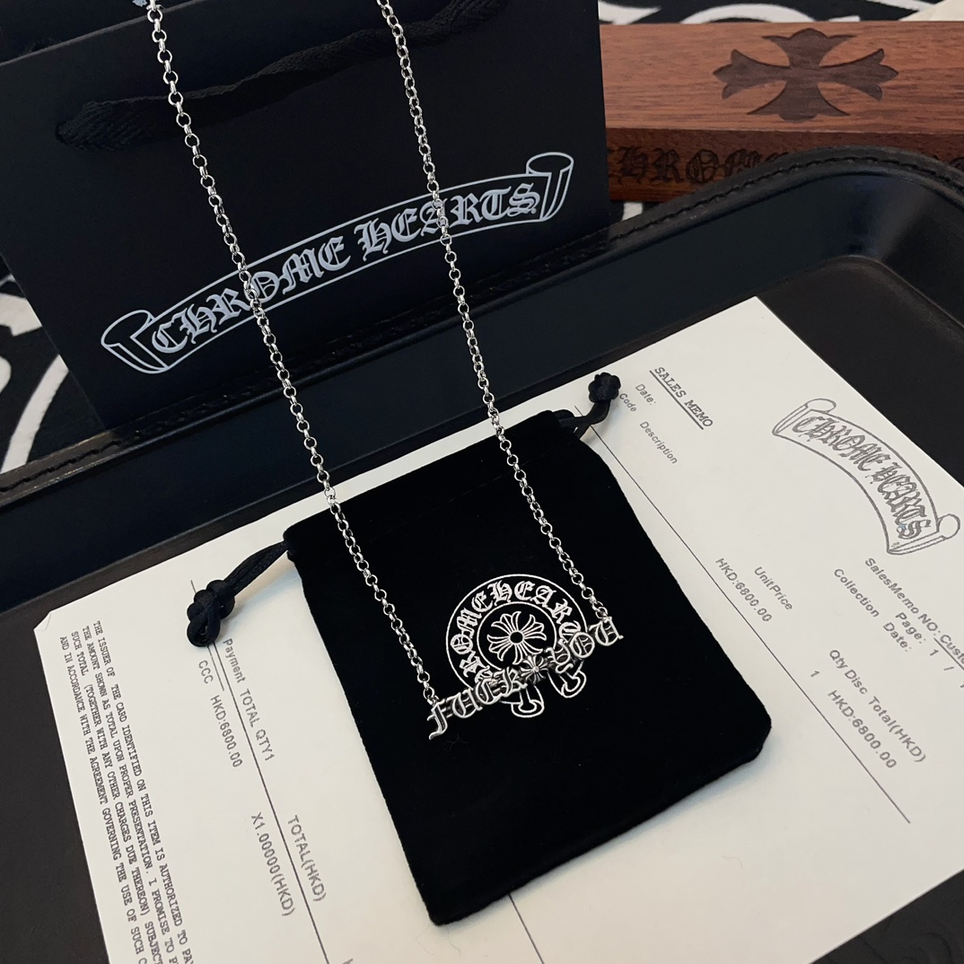 【CHROME HEARTS】ネックレス、新しいネックレス万能シンプルファッションオーナメント 250228