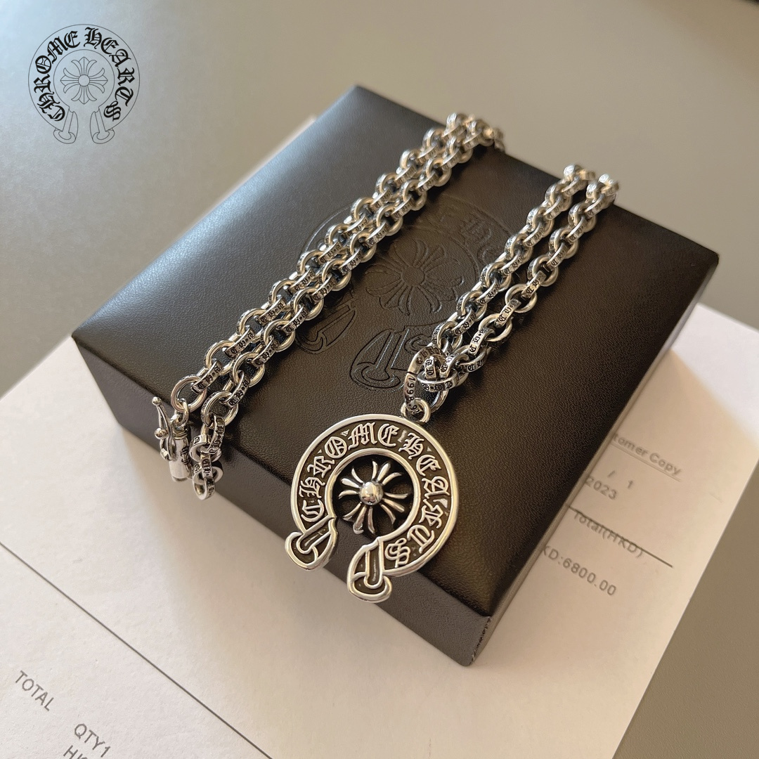 【CHROME HEARTS】ネックレス、新しいネックレス万能シンプルファッションオーナメント 250228