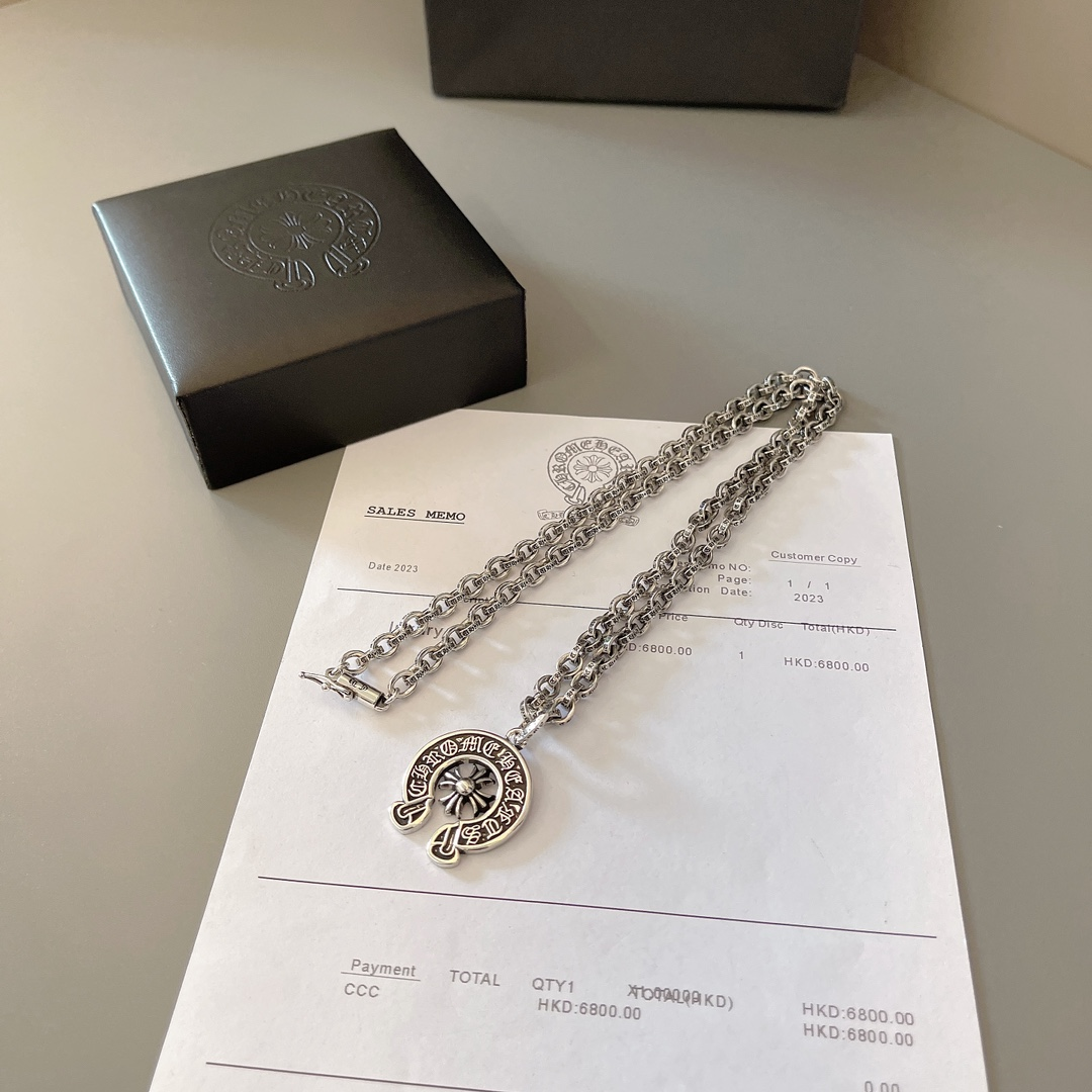 【CHROME HEARTS】ネックレス、新しいネックレス万能シンプルファッションオーナメント 250228