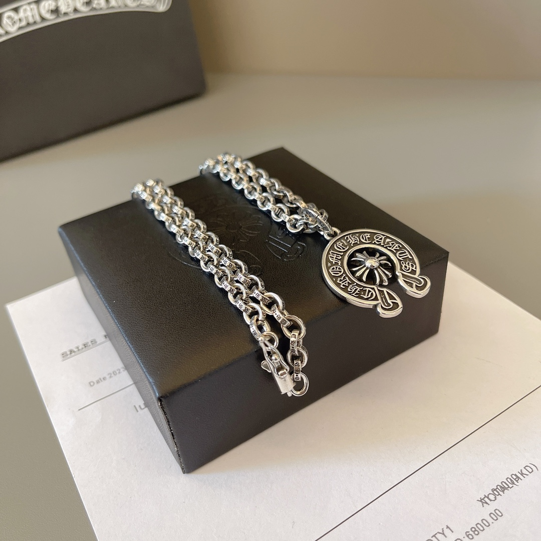 【CHROME HEARTS】ネックレス、新しいネックレス万能シンプルファッションオーナメント 250228
