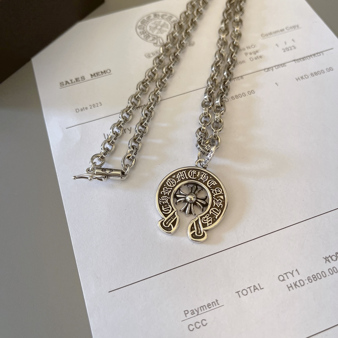 【CHROME HEARTS】ネックレス、新しいネックレス万能シンプルファッションオーナメント 250228