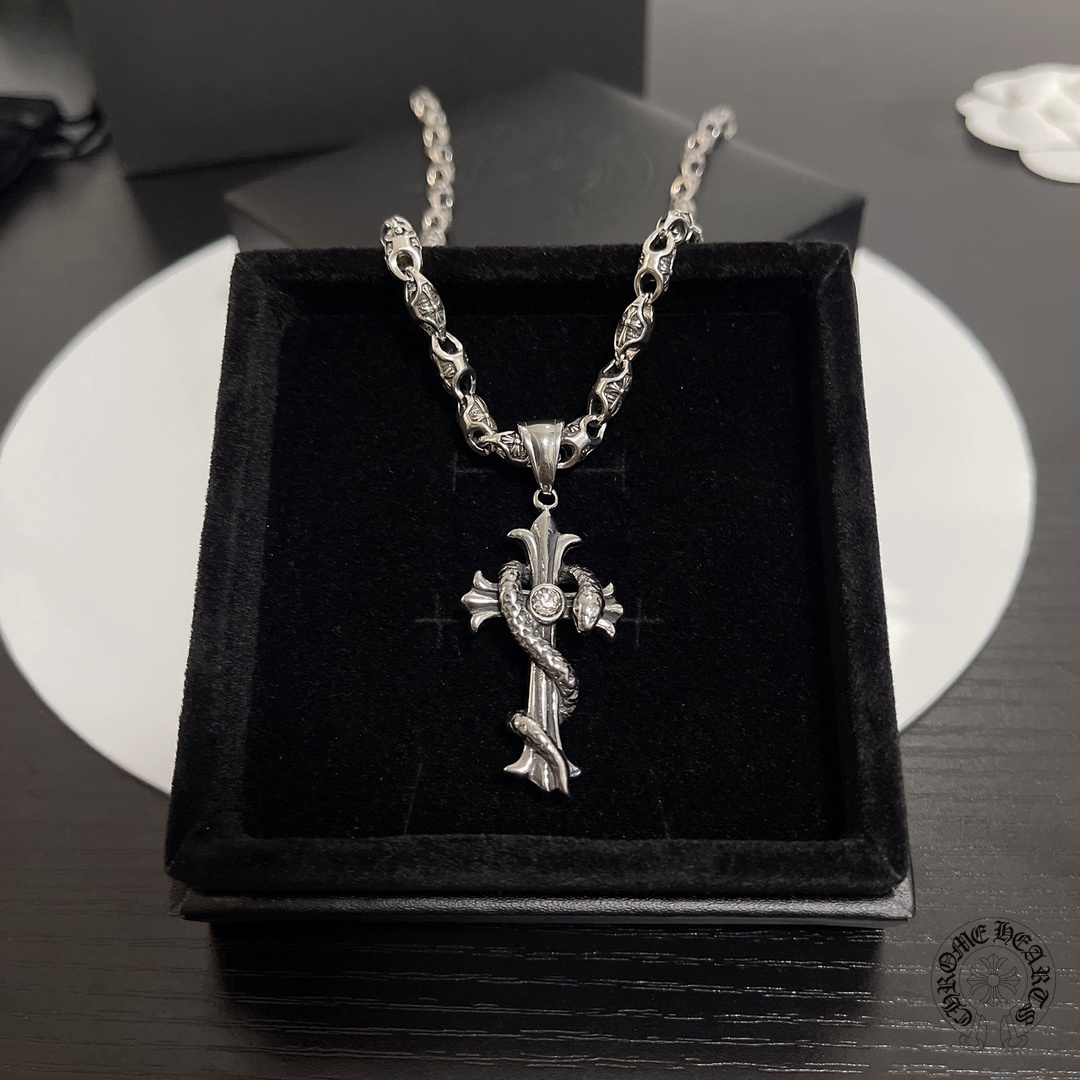 【CHROME HEARTS】ネックレス、新しいネックレス万能シンプルファッションオーナメント 250228
