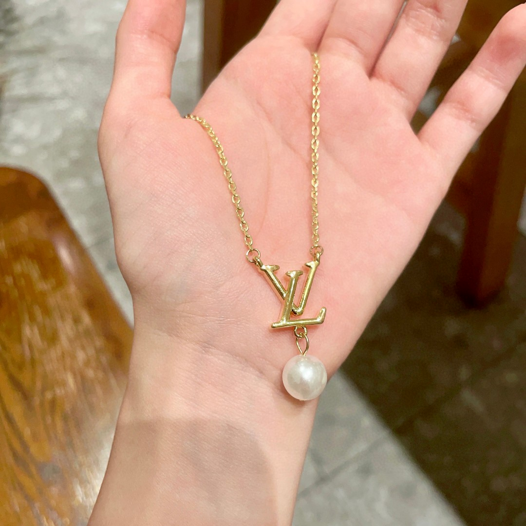 【LOUIS VUITTON】ネックレス、新しいネックレス万能シンプルファッションオーナメント241015