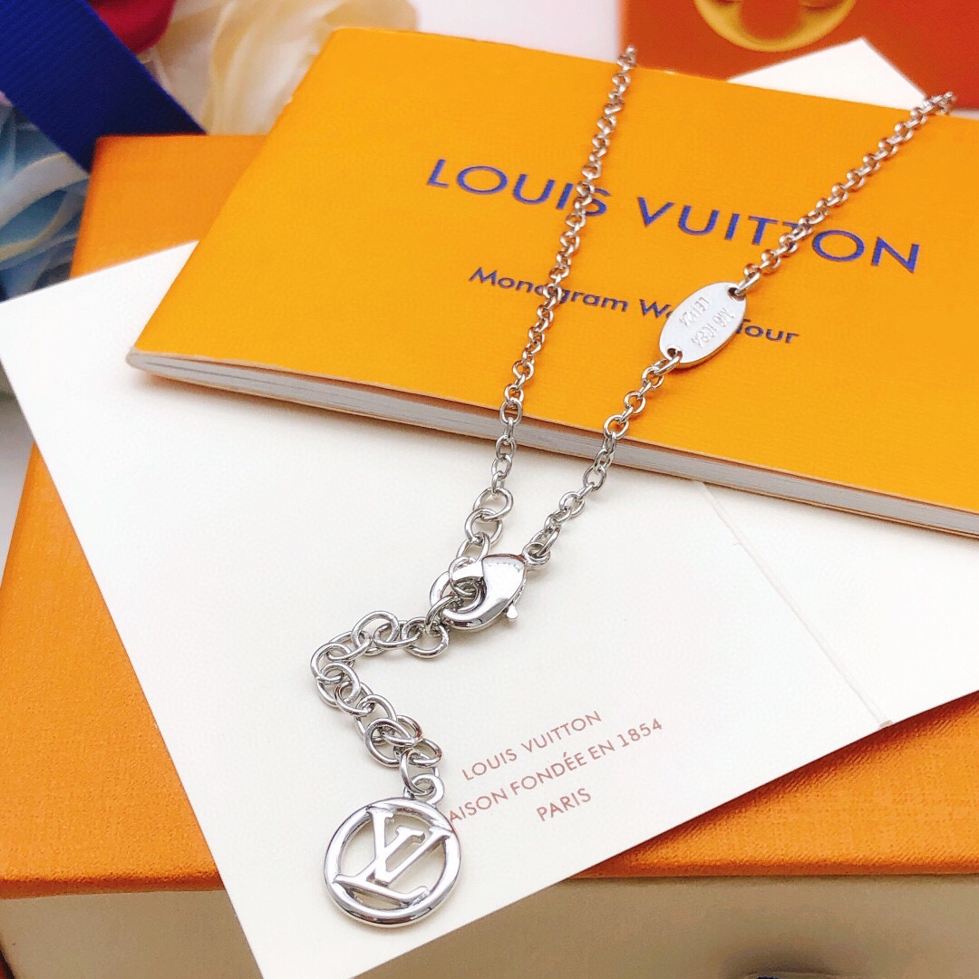 LV【LOUIS VUITTON】ネックレス、新しいネックレス万能シンプルファッションオーナメント 250301