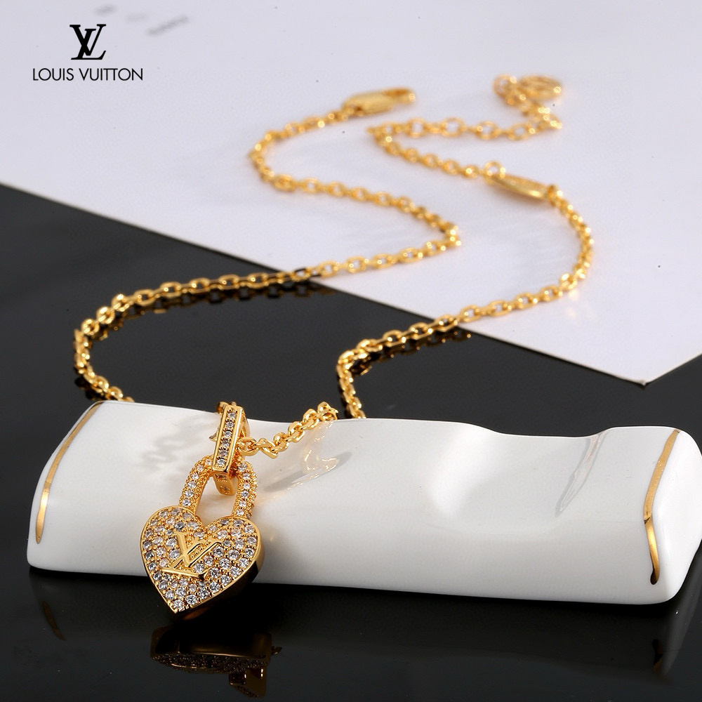 LV【LOUIS VUITTON】ネックレス、新しいネックレス万能シンプルファッションオーナメント 250301