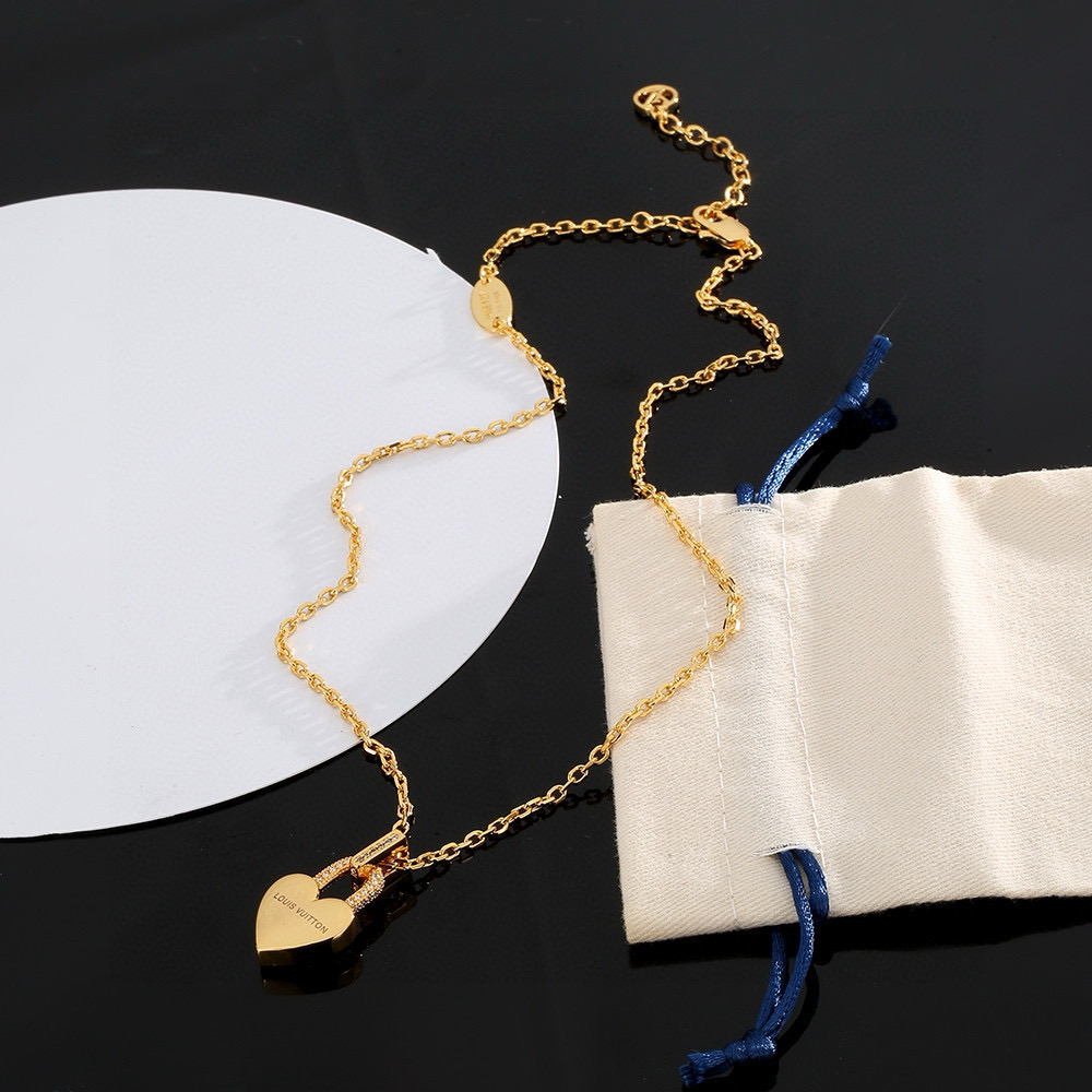 LV【LOUIS VUITTON】ネックレス、新しいネックレス万能シンプルファッションオーナメント 250301