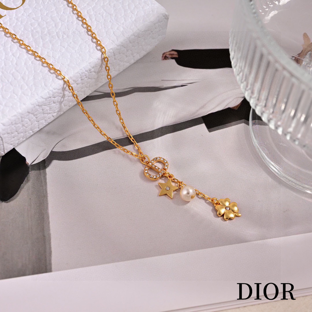 【DIOR】ネックレス、新しいネックレス万能シンプルファッションオーナメント  250301