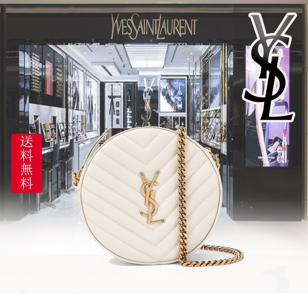 【2024】SAINT LAURENT YSL 即発送【直販】☆サンローラン ヴィニルショルダーバッグ