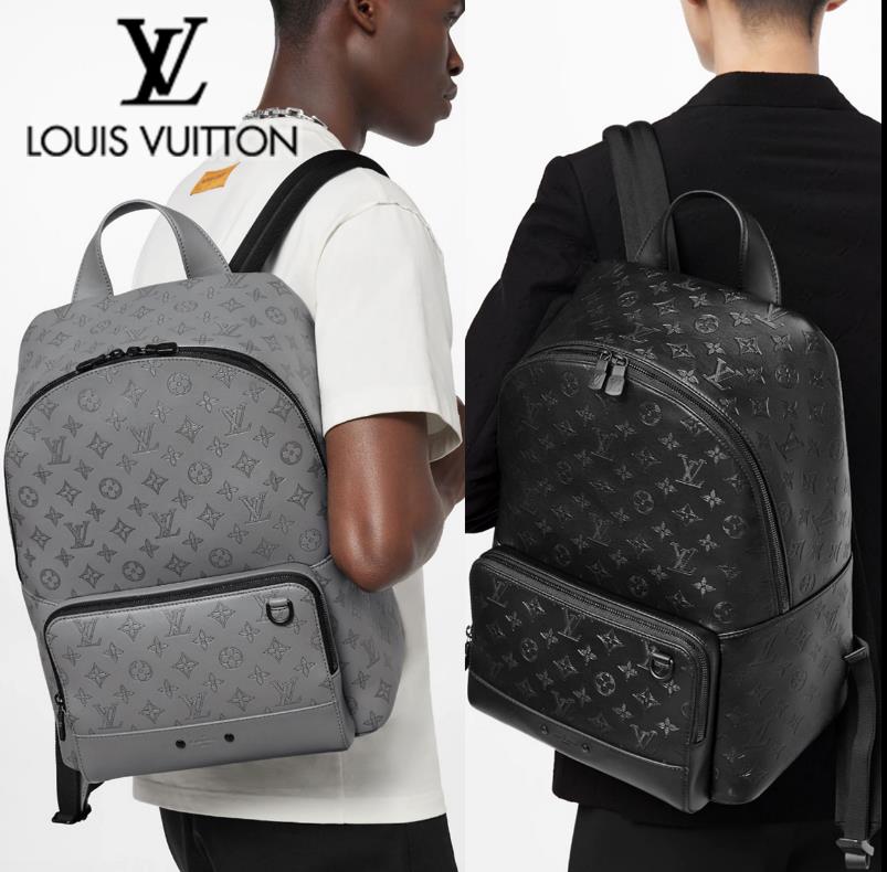 【2024】Louis Vuitton LV ヴィトン モノグラム リュック グレー 黒 シンプル 長財布 入る M46105 M46109
