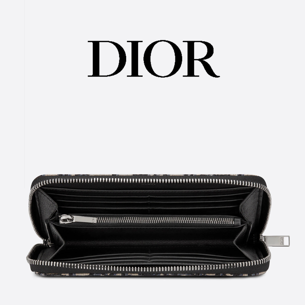 DIOR*オブリークジャガード ロングウォレット*モノグラム財布