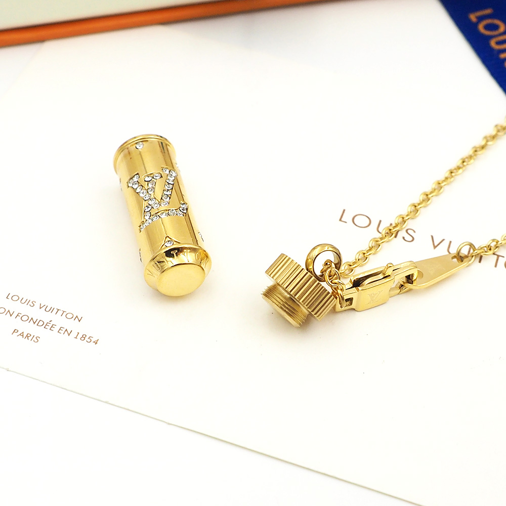【LOUIS VUITTON】ネックレス、新しいネックレス万能シンプルファッションオーナメント 240813