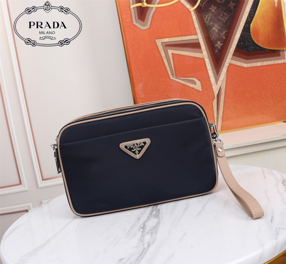 【PRADA  公式旗艦店】プラダ  クラッチバッグ 当日出荷 好評に付き再入荷！28*17*4CM