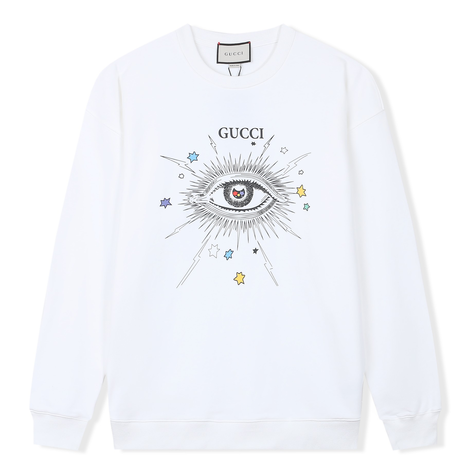 【GUCCI  公式旗艦店】グッチ 丸首の衛衣 スウェットご好評に付き再入荷 240902