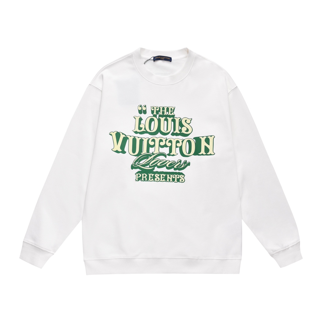 【LOUIS VUITTON 公式旗艦店】ルイヴィトン 丸首の衛衣 スウェットご好評に付き再入荷 240816