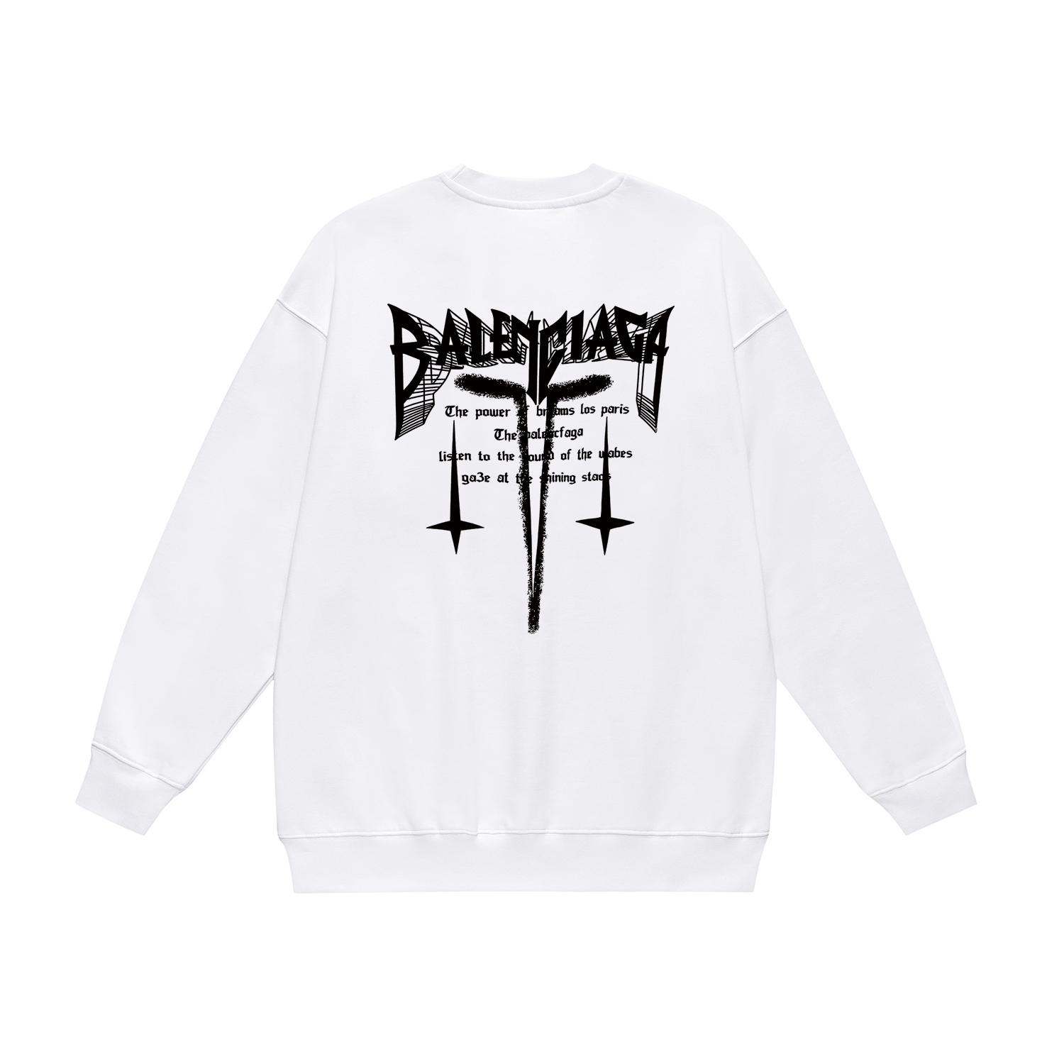 【BALENCIAGA 公式旗艦店】バレンシアガ 丸首の衛衣 スウェット ご好評に付き再入荷！