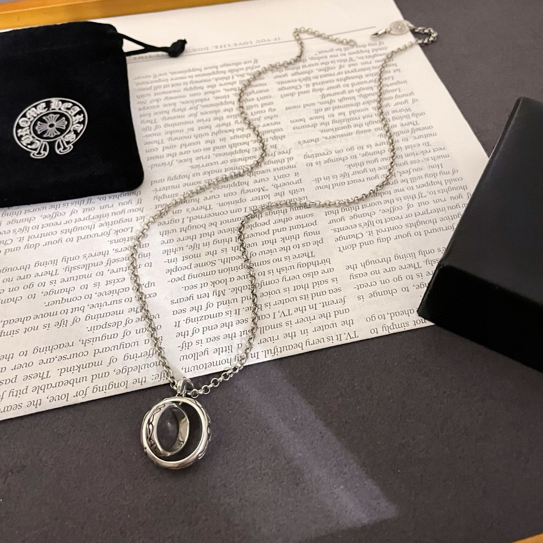 【CHROME HEARTS】ネックレス、新しいネックレス万能シンプルファッションオーナメント 240727