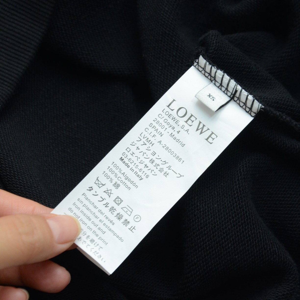 【LOEWE 公式旗艦店】ロエベ  丸首の衛衣  スウェットご好評に付き再入荷！