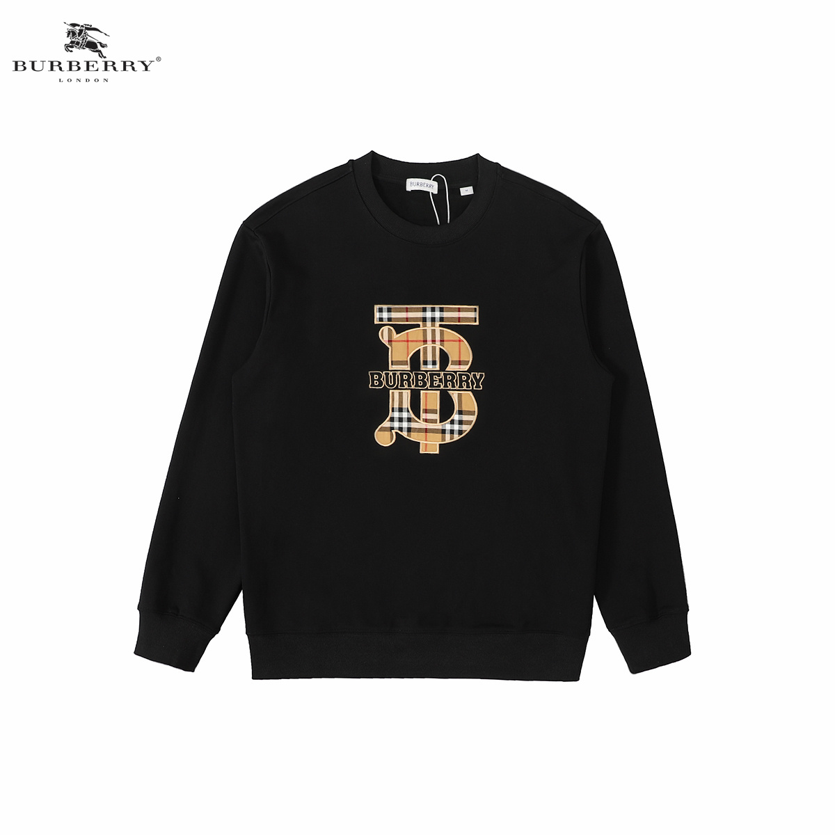 【BURBERRY   公式旗艦店】バーバリー   丸首の衛衣 スウェットご好評に付き再入荷 241025