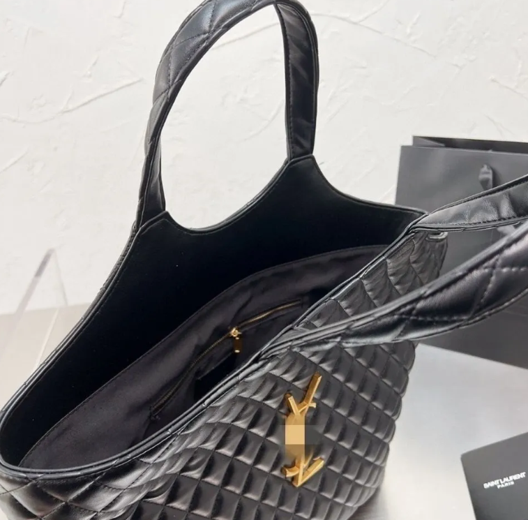 SAINT LAURENT YSL 50%OFFysl新しい黒のショッピングバッグ爆発的なトートバッグ【送料無料】