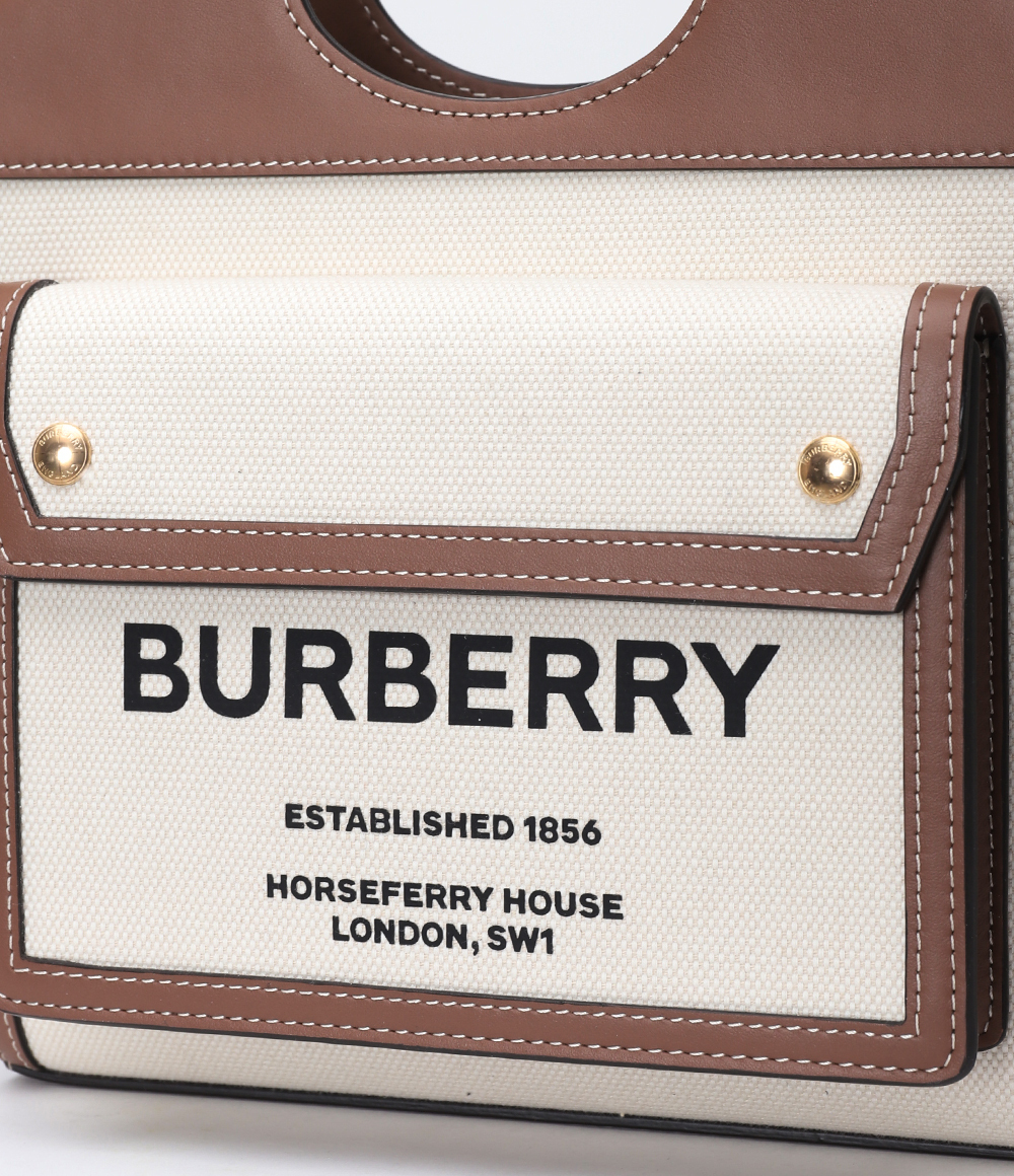 ☆Burberry ミニ ツートン ポケットバッグ