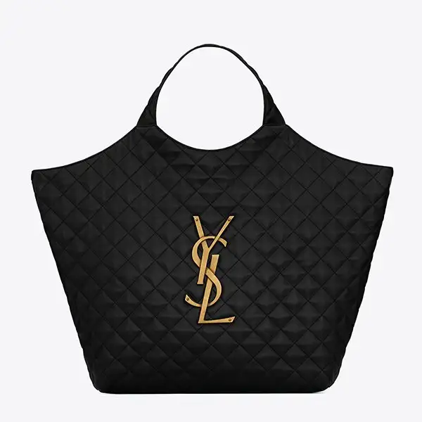 【2024】YSL 【SAINT LAURENT】ラムスキン ICAREマキシ ショッピングバッグ
