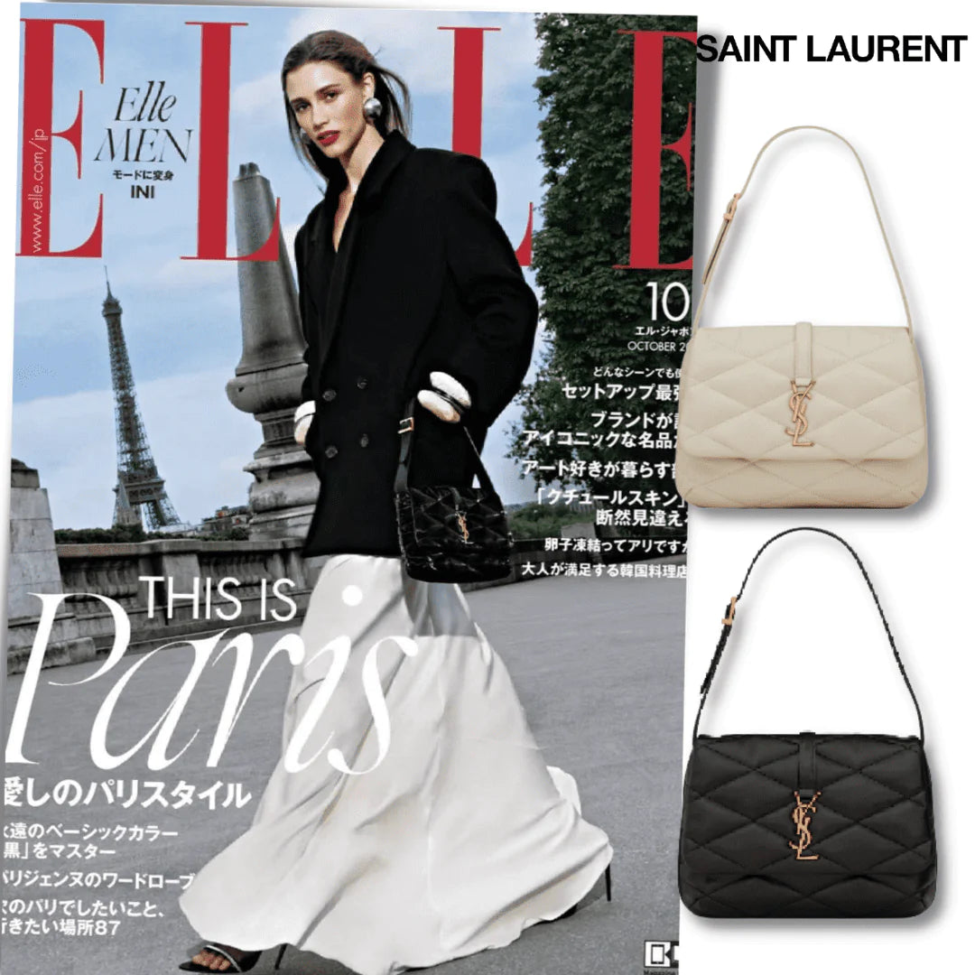 YSL 2022年秋冬新作【SAINT LAURENT】雑誌掲載で大人気！中村アンさん愛用の「LE 57」バッグ。絶好の機会をお見逃しなく！