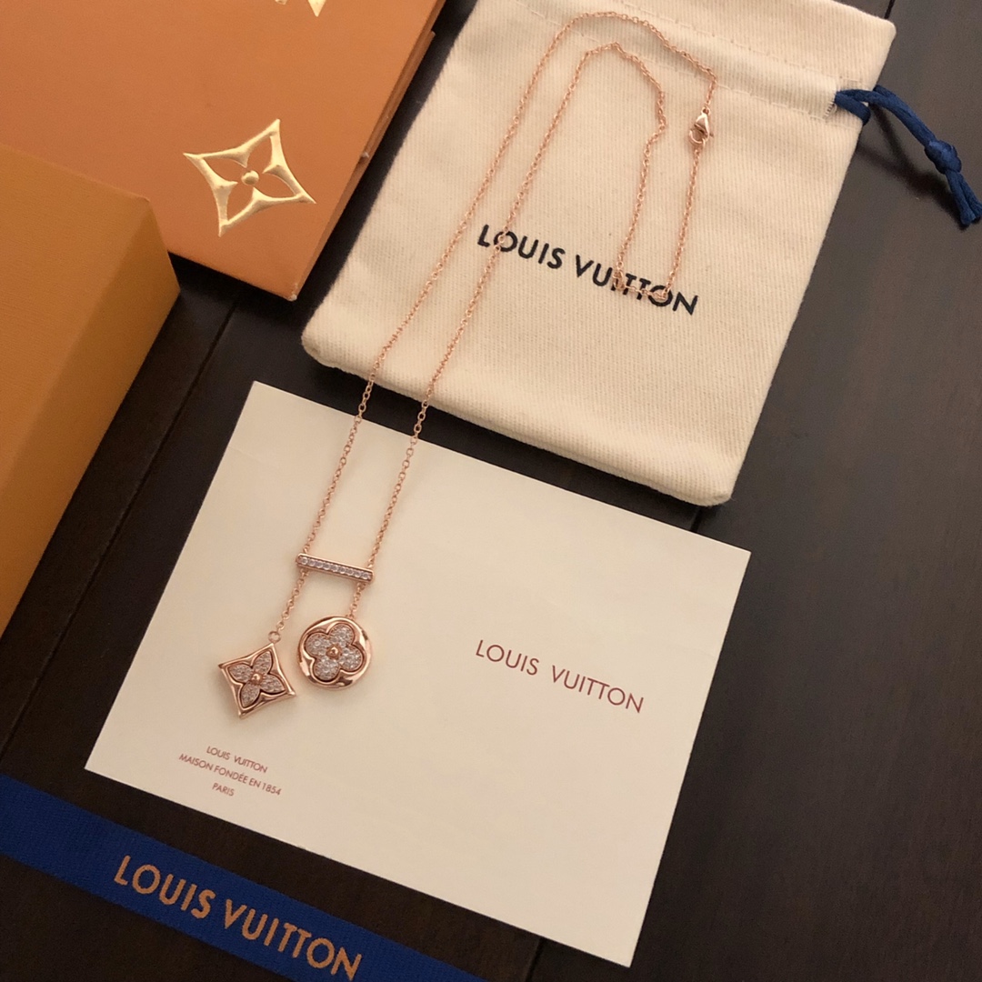 【 LOUIS VUITTON】ネックレス、新しいネックレス万能シンプルファッションオーナメント