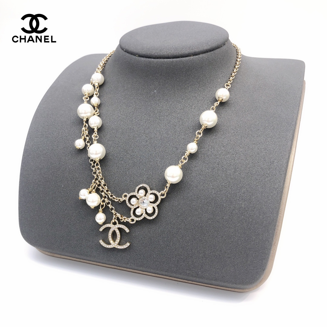 【CHANEL】ネックレス、新しいネックレス万能シンプルファッションオーナメント