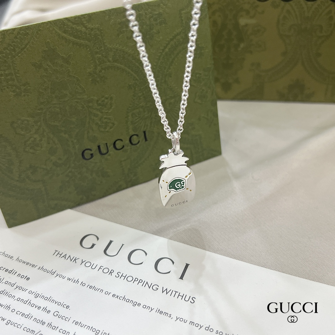 【GUCCI】ネックレス、新しいネックレス万能シンプルファッションオーナメント241015