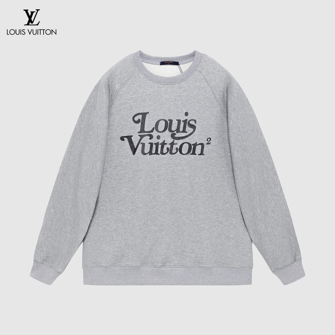 【LOUIS VUITTON  公式旗艦店】ルイヴィトン 丸首の衛衣 スウェット ご好評に付き再入荷 240808