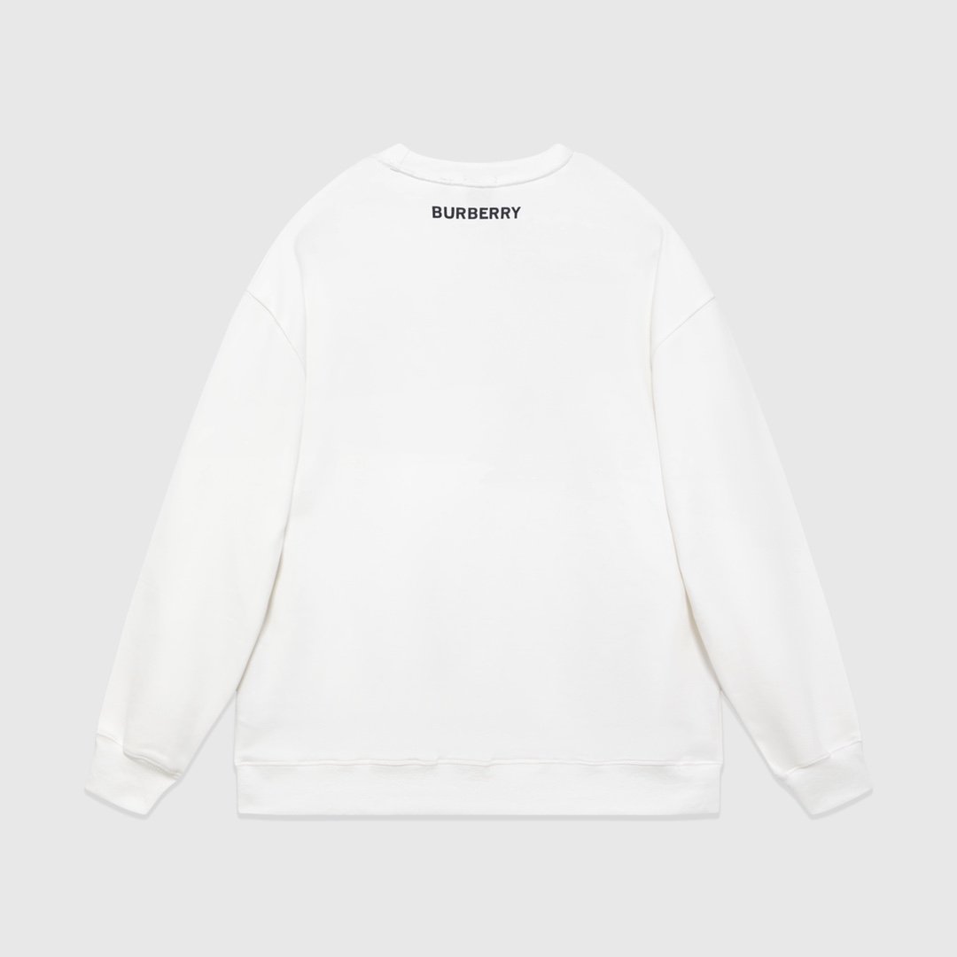 【BURBERRY 公式旗艦店】バーバリー 丸首の衛衣 スウェット ご好評に付き再入荷！