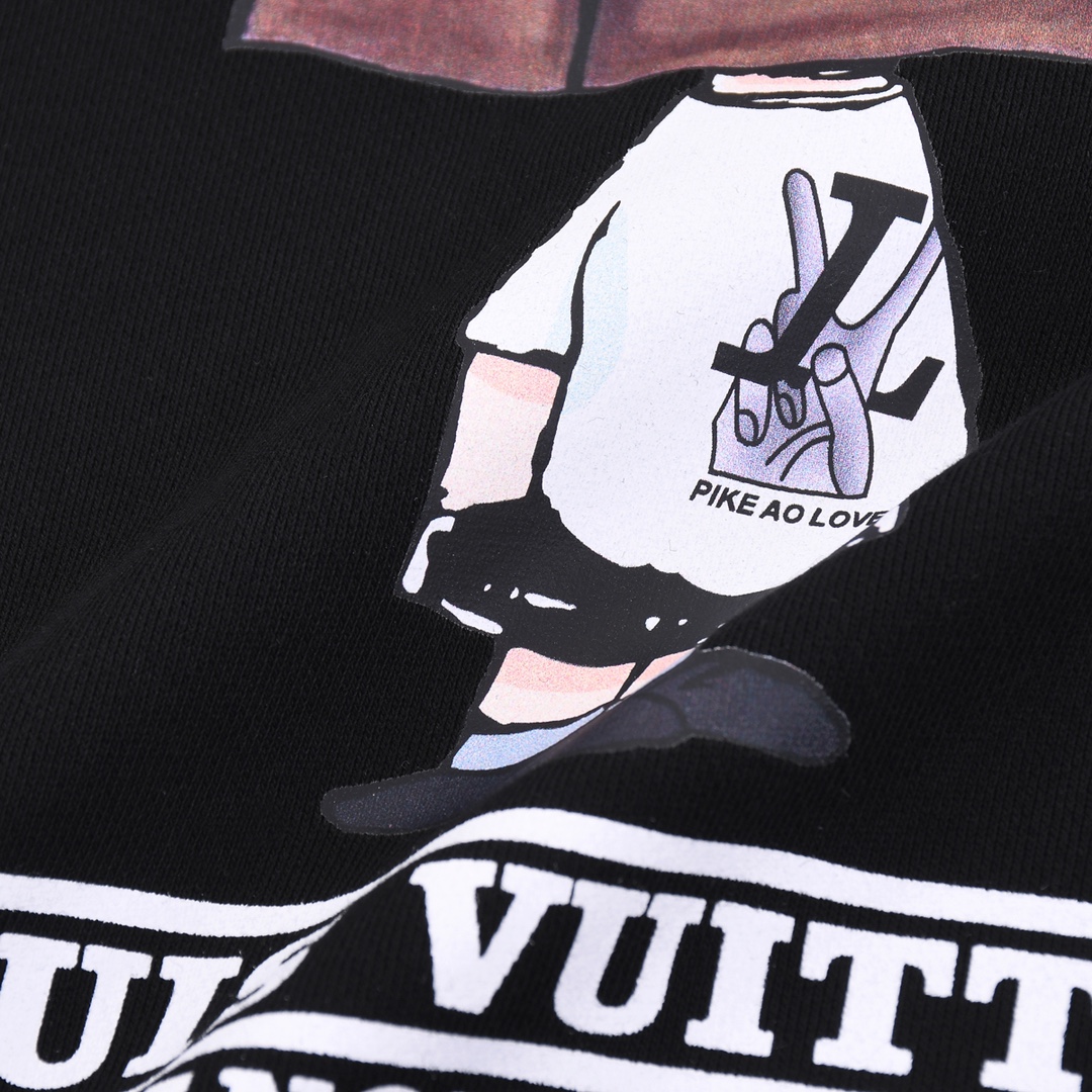 【LOUIS VUITTON  公式旗艦店】ルイヴィトン 丸首の衛衣 スウェット ご好評に付き再入荷  240902