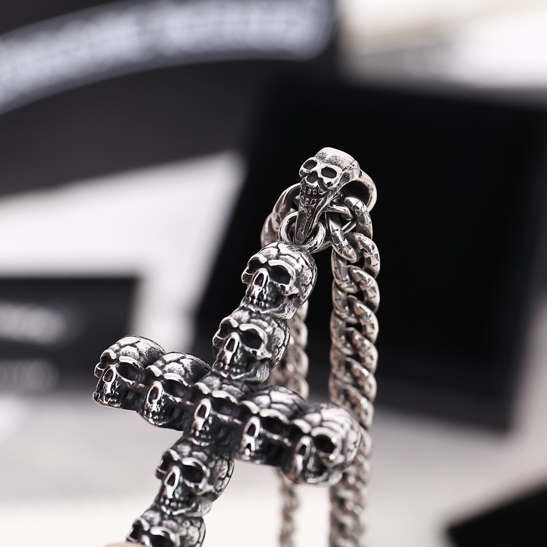 【CHROME HEARTS】ネックレス、新しいネックレス万能シンプルファッションオーナメント 240727