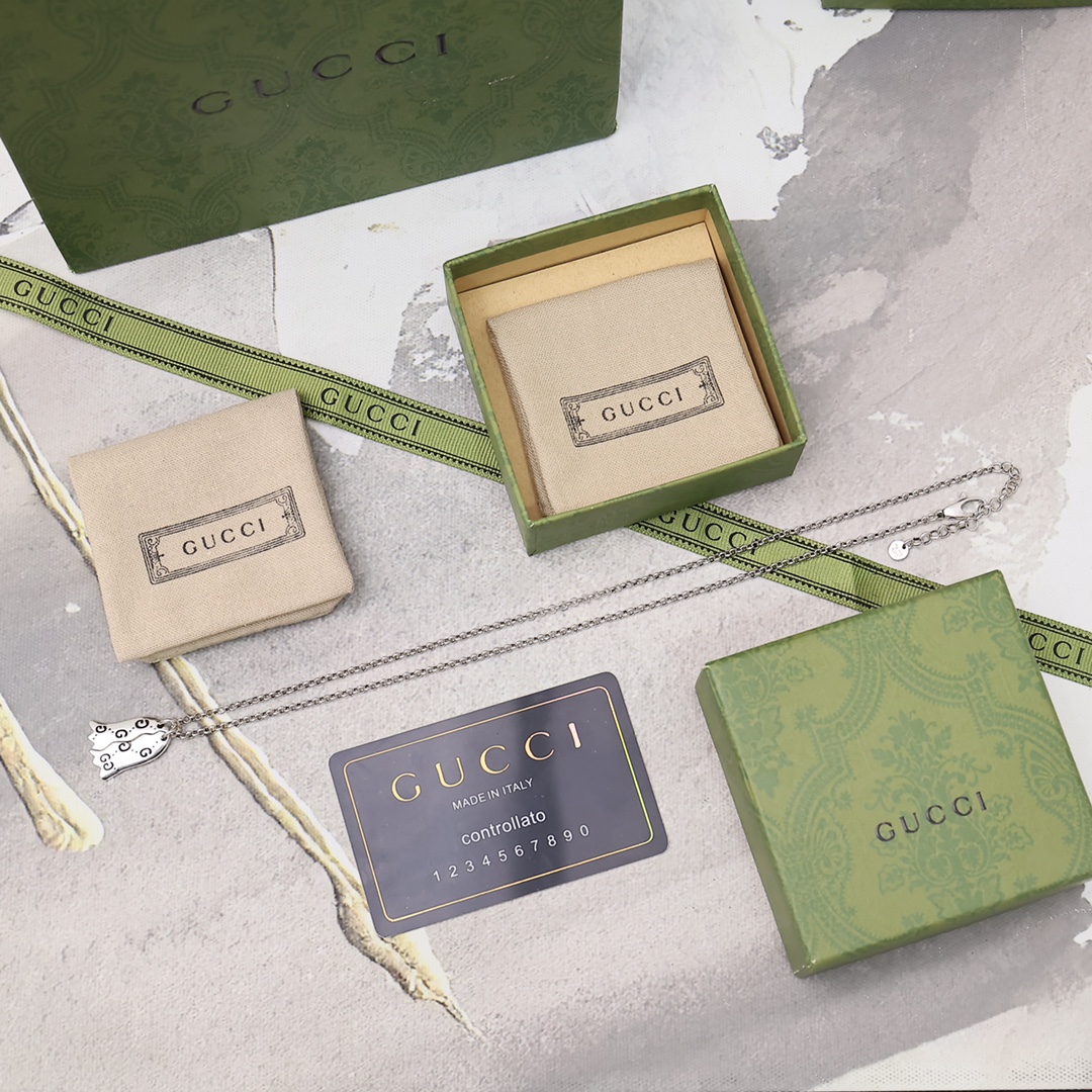 【GUCCI】ネックレス、新しいネックレス万能シンプルファッションオーナメント