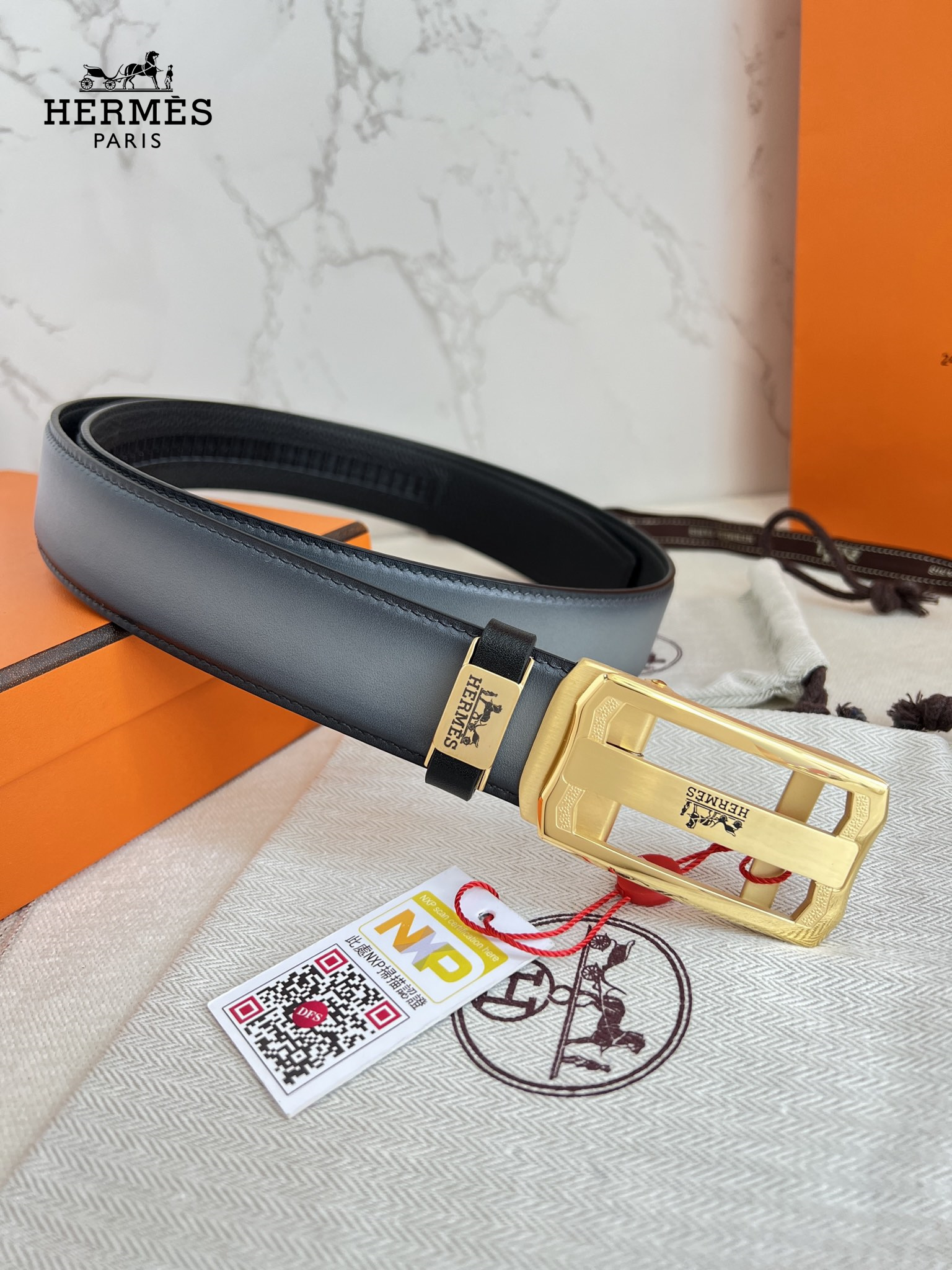 【Hermès】(エルメス) 3.5cmベルト メンズ 240903