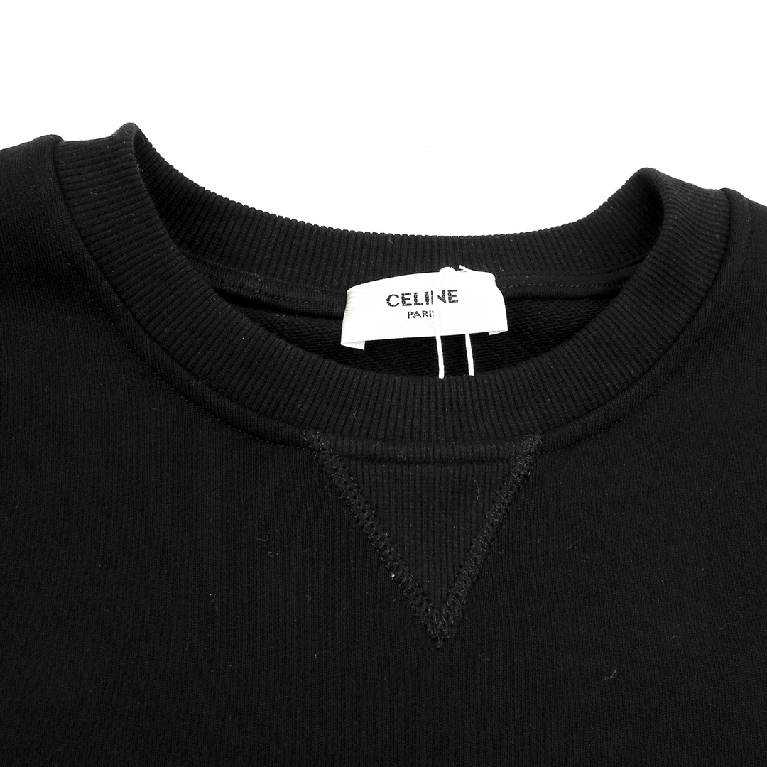 【CELINE  公式旗艦店】セリーヌ 丸首の衛衣 スウェット ご好評に付き再入荷！241121