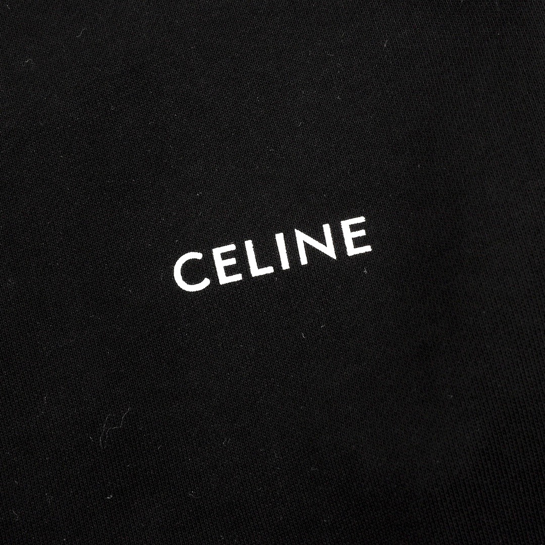 【CELINE  公式旗艦店】セリーヌ 丸首の衛衣 スウェット ご好評に付き再入荷！241121