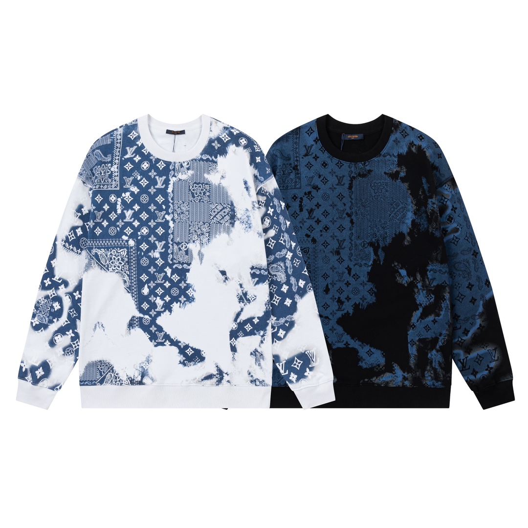 【LOUIS VUITTON  公式旗艦店】ルイヴィトン 丸首の衛衣 スウェット ご好評に付き再入荷 240808