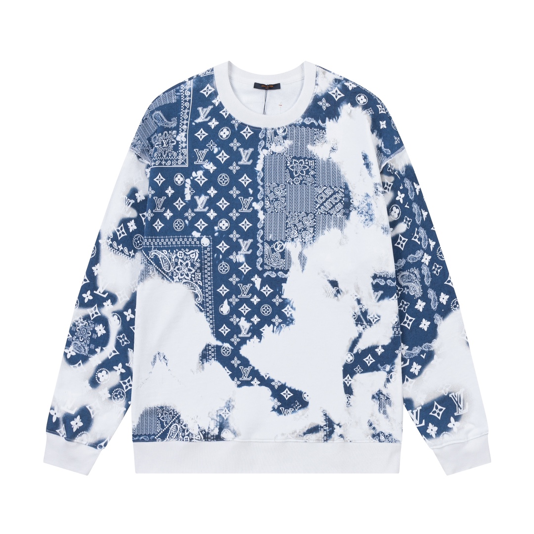 【LOUIS VUITTON  公式旗艦店】ルイヴィトン 丸首の衛衣 スウェット ご好評に付き再入荷 240808