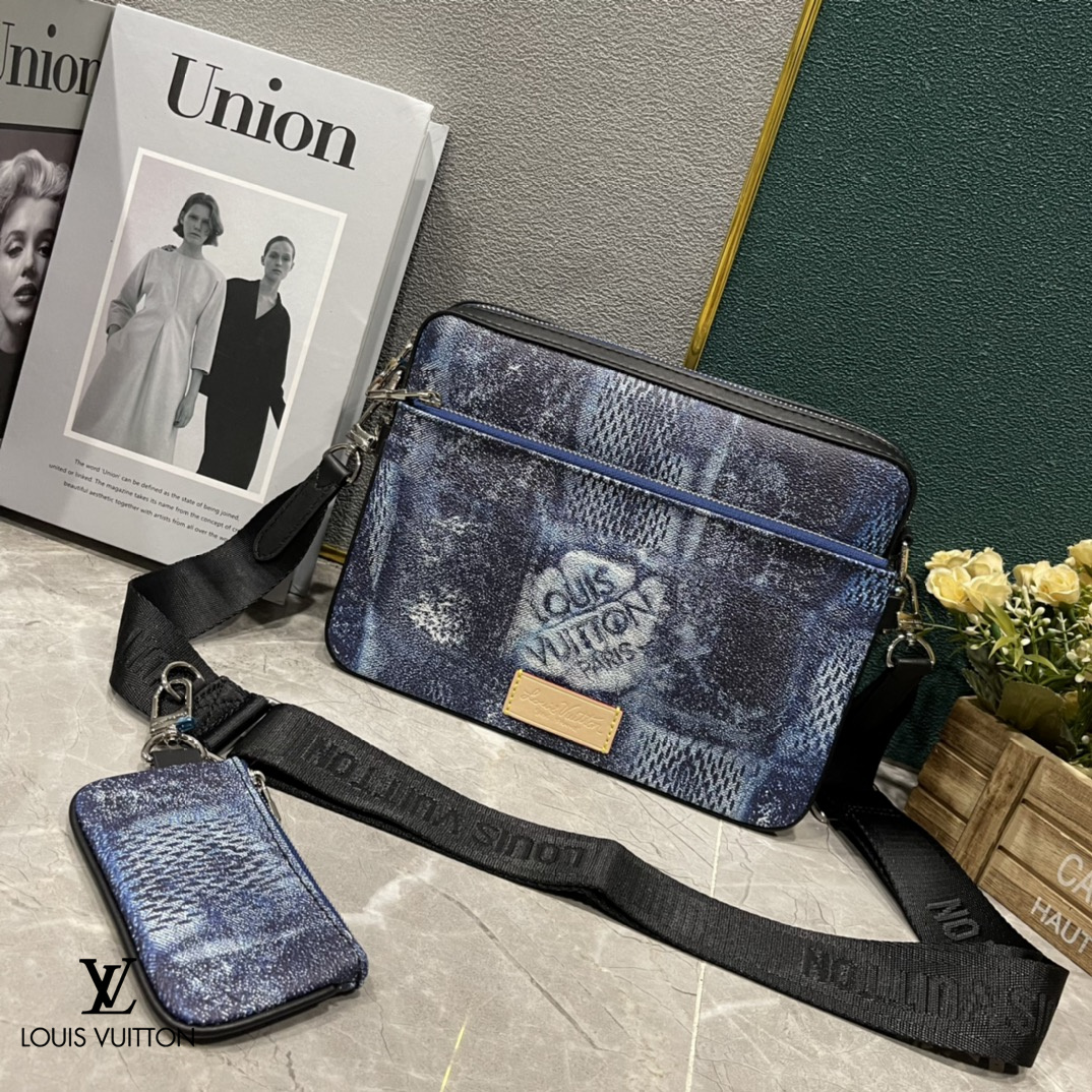 【LOUIS VUITTON 公式旗艦店】ルイヴィトン  斜めがけバッグ当日出荷 好評に付き再入荷！25*18*4CM