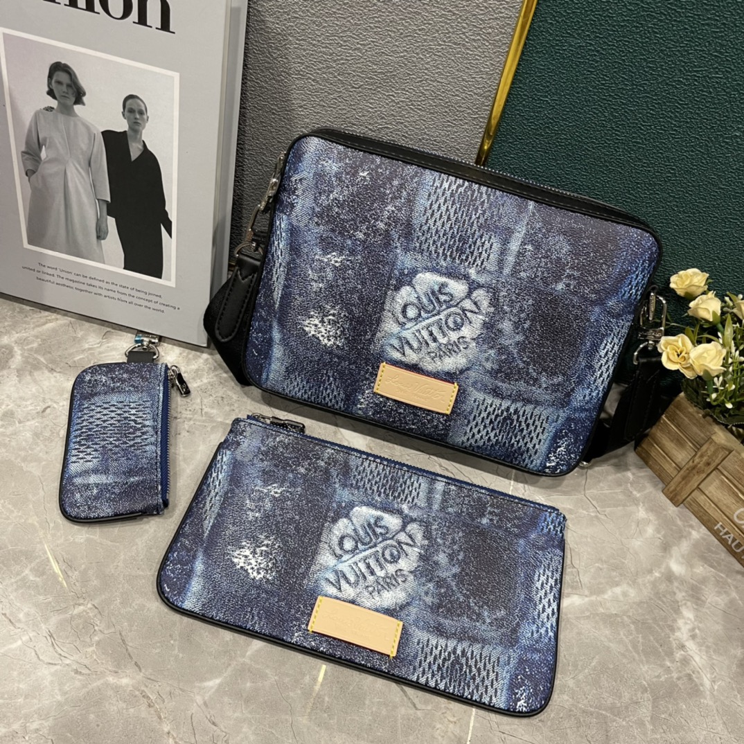 【LOUIS VUITTON 公式旗艦店】ルイヴィトン  斜めがけバッグ当日出荷 好評に付き再入荷！25*18*4CM