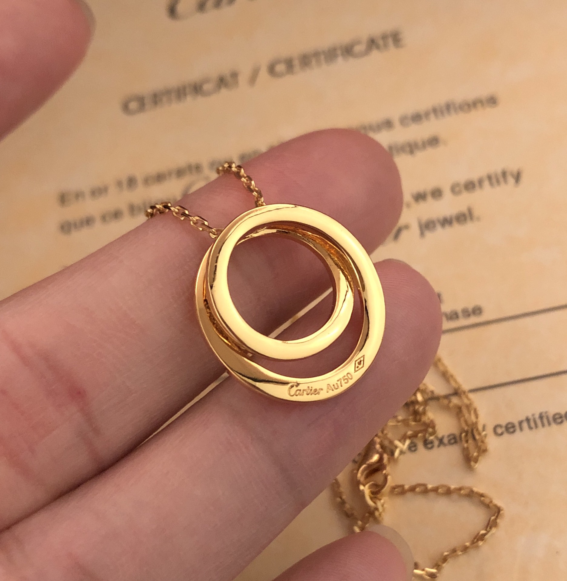 【CARTIER】ネックレス、新しいネックレス万能シンプルファッションオーナメント 2472