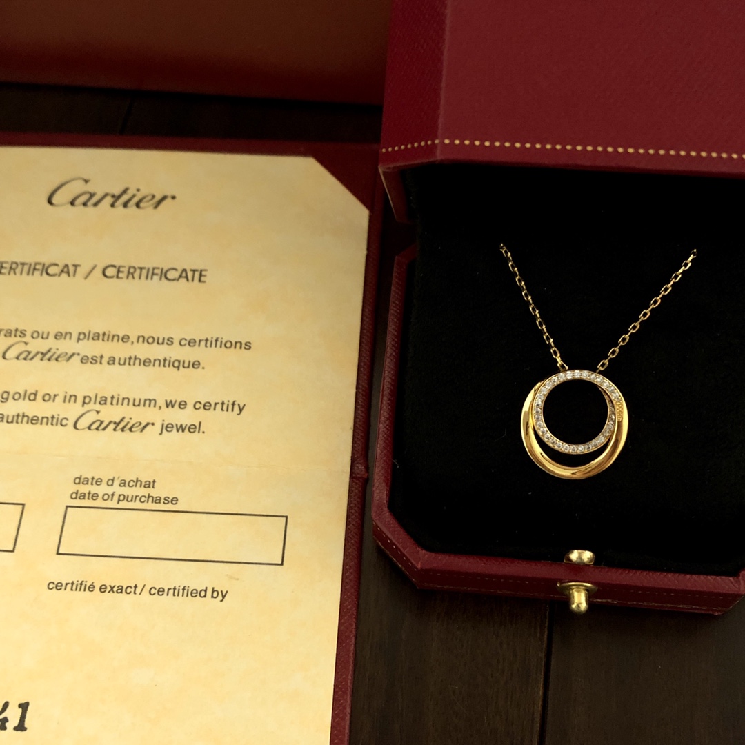 【CARTIER】ネックレス、新しいネックレス万能シンプルファッションオーナメント 2472