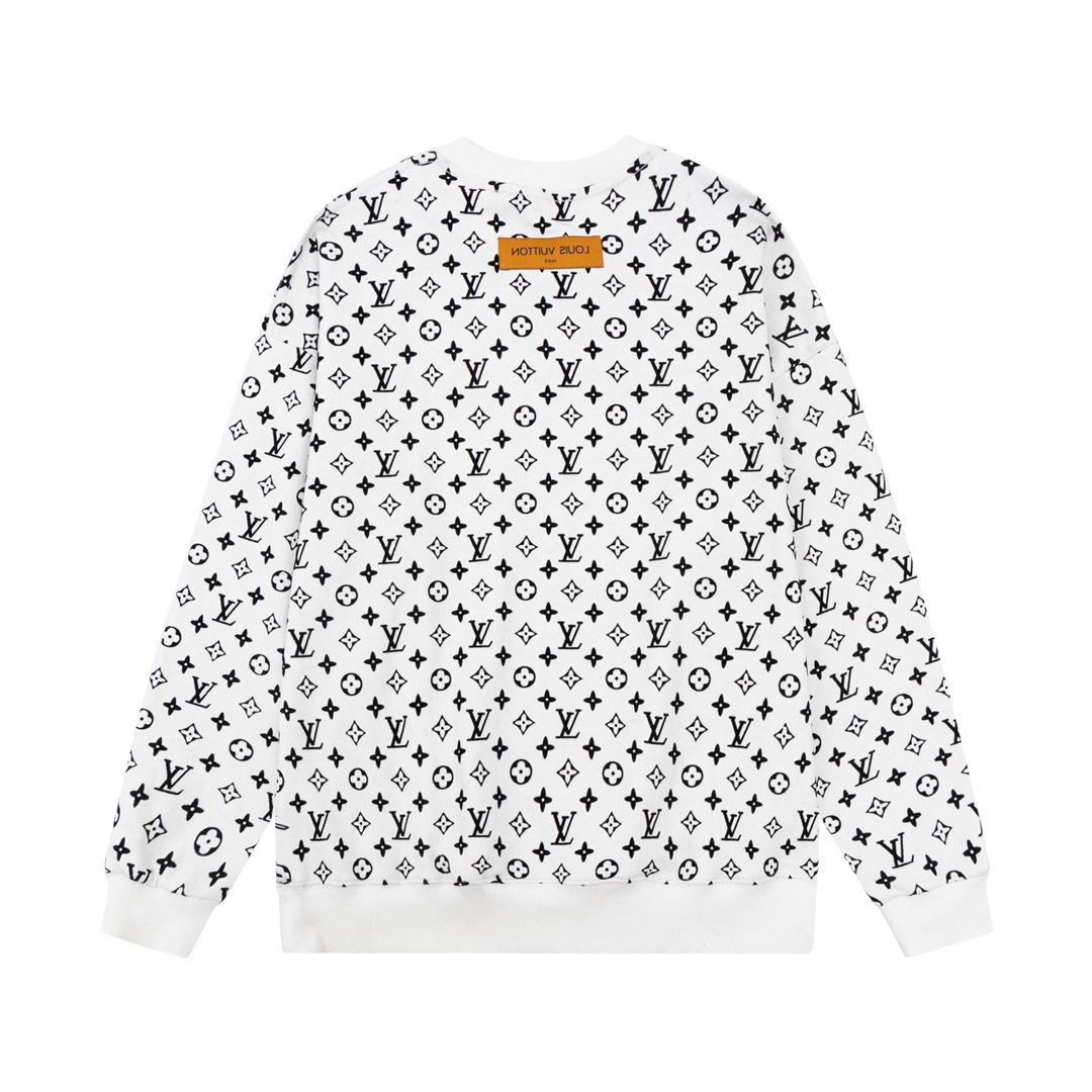【LOUIS VUITTON  公式旗艦店】ルイヴィトン 丸首の衛衣 スウェット ご好評に付き再入荷！