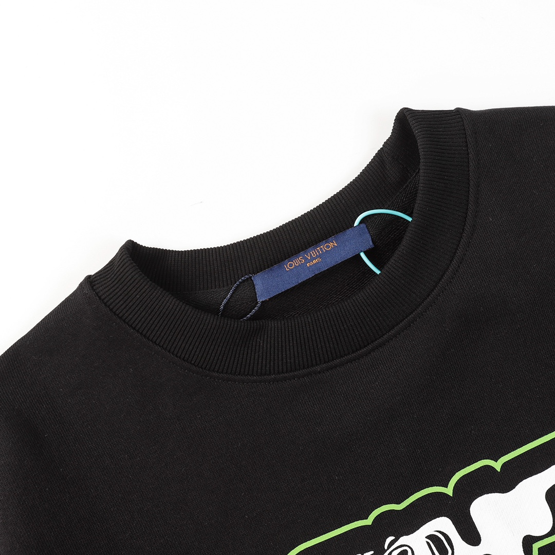【LOUIS VUITTON  公式旗艦店】ルイヴィトン 丸首の衛衣 スウェット ご好評に付き再入荷 240808