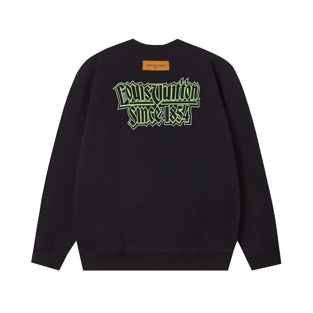 【LOUIS VUITTON  公式旗艦店】ルイヴィトン 丸首の衛衣 スウェット ご好評に付き再入荷 240808